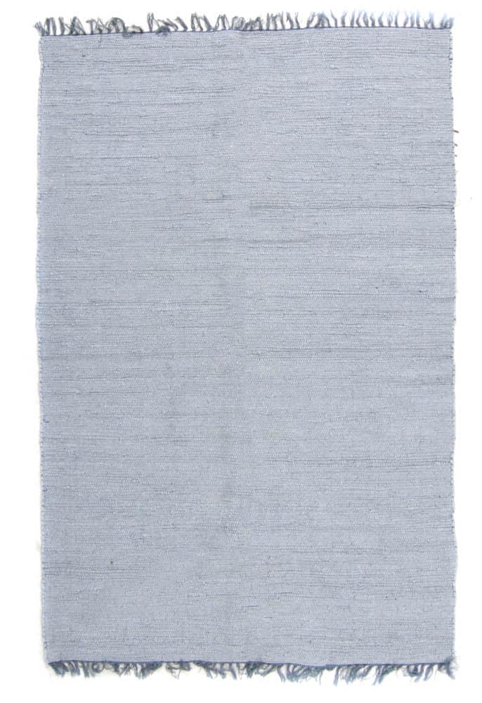 Flickenteppich - Silje (grau) (Größe: 60 x 110 cm)
