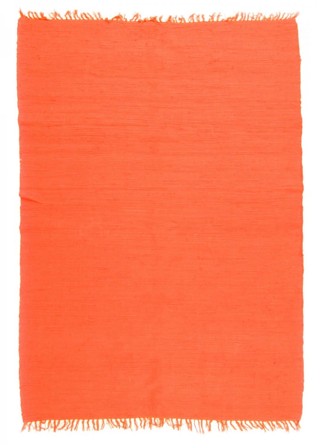 Flickenteppich - Silje (orange) (Größe: 140 x 200 cm)