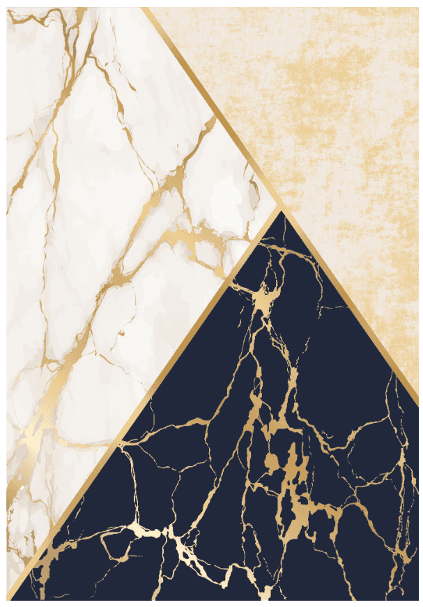 Wilton-Teppich - Canelli (beige/weiß/blau) (Größe: 200 x 280 cm)