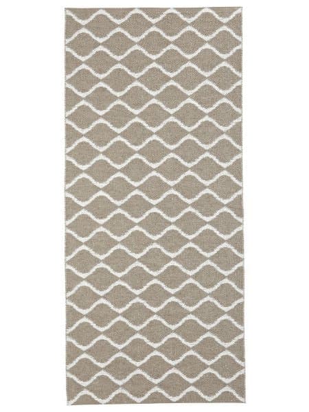 Kunststoffteppiche - Der Horred-Teppich Wave (beige) (Größe: 150 x 250 cm)