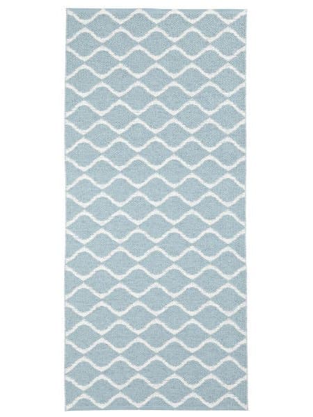 Kunststoffteppiche - Der Horred-Teppich Wave (blau) (Größe: 70 x 150 cm)