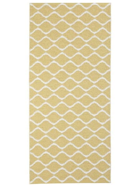 Kunststoffteppiche - Der Horred-Teppich Wave (gelb) (Größe: 200 x 250 cm)