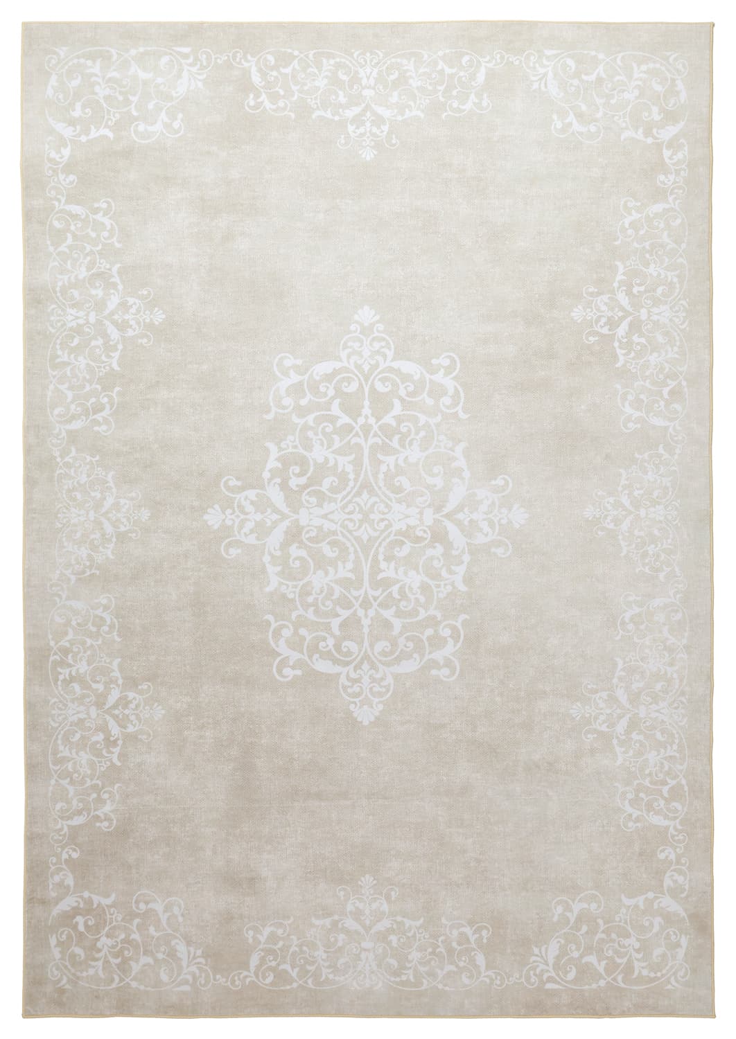 Wilton-Teppich - Santi (beige/weiß) (Größe: 240 x 340 cm)