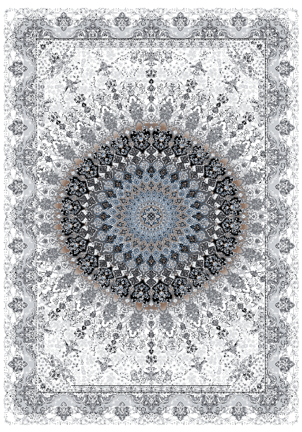 Wilton-Teppich - Yelda (weiß/bunt) (Größe: 200 x 280 cm)